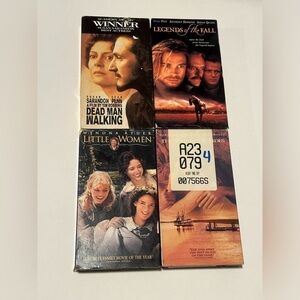 A Collection of 4 VHS Movies